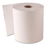 Hardwound Roll Towels, 1-Ply, 8" x 800 ft, White, 6 Rolls/Carton