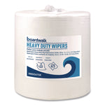 Hydrospun Wipers, Heavy Duty, 12 x 12, White, 475/Roll