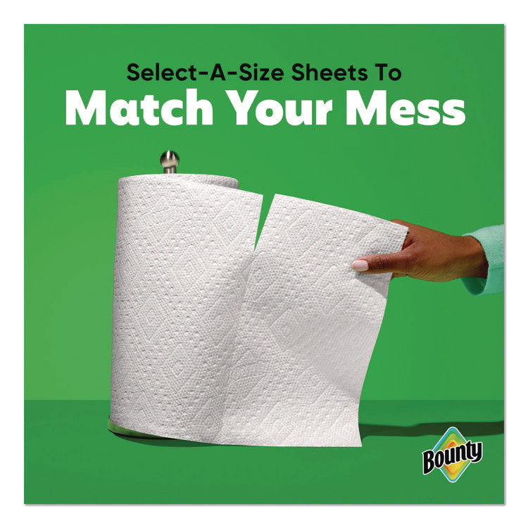 Select-a-Size Kitchen Roll Paper Towels, 2-Ply, 5.9 x 11, White, 123 Sheets/Triple Roll, 6 Rolls/Carton