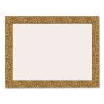Glitter Poster Board, 22" x 28", Heavyweight, White with Gold Border, 25/Pack