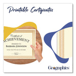Award Certificates, 8.5 x 11, Ivory with Traditional Gold Border, 100/Pack