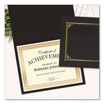 Award Certificates, 8.5 x 11, Ivory with Traditional Gold Border, 100/Pack