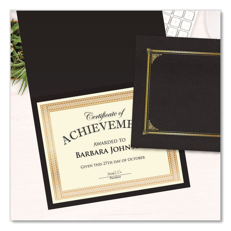 Award Certificates, 8.5 x 11, Ivory with Traditional Gold Border, 100/Pack