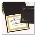 Award Certificates, 8.5 x 11, Ivory with Elegant Gold Border, 15/Pack