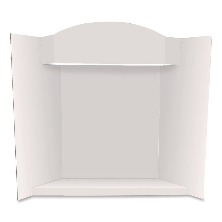 Stage It Display Board, 37" x 44", 1-Ply, Corrugate, White, 5/Pack