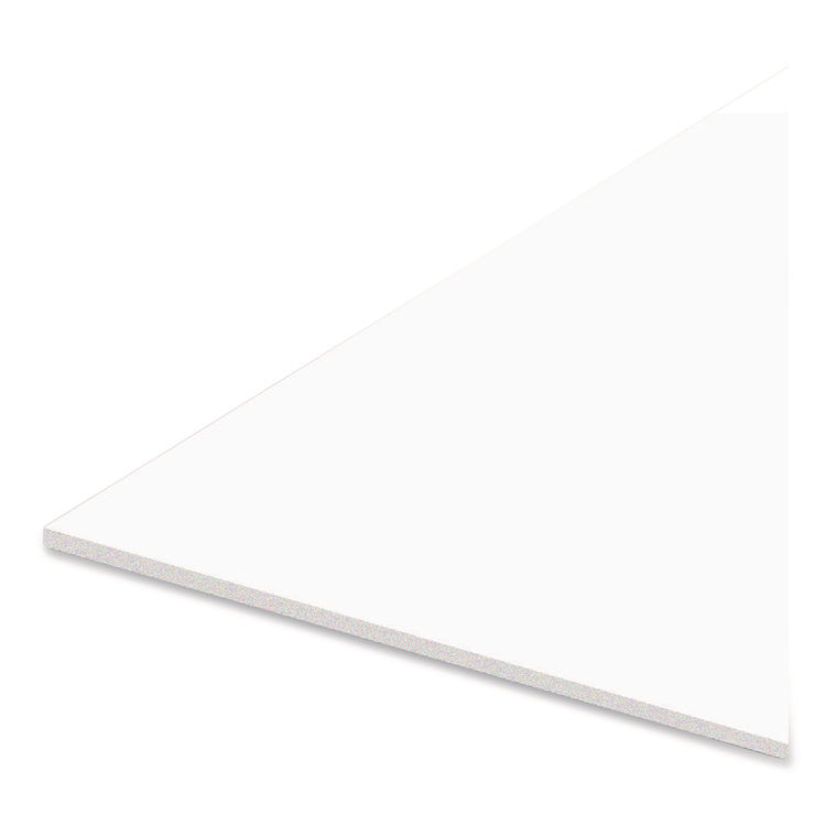 Tri-Fold Foam Board, 28 x 40, 0.19" Thick, White/White
