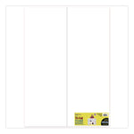 Tri-Fold Foam Board, 28 x 40, 0.19" Thick, White/White