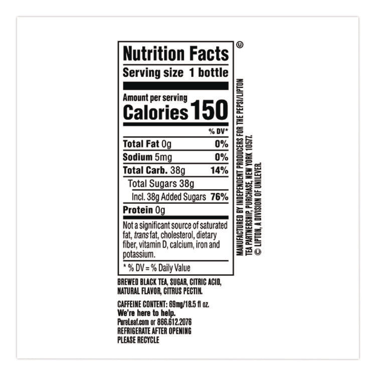 Iced Tea, Lemon, 18.5 Oz, 12/carton