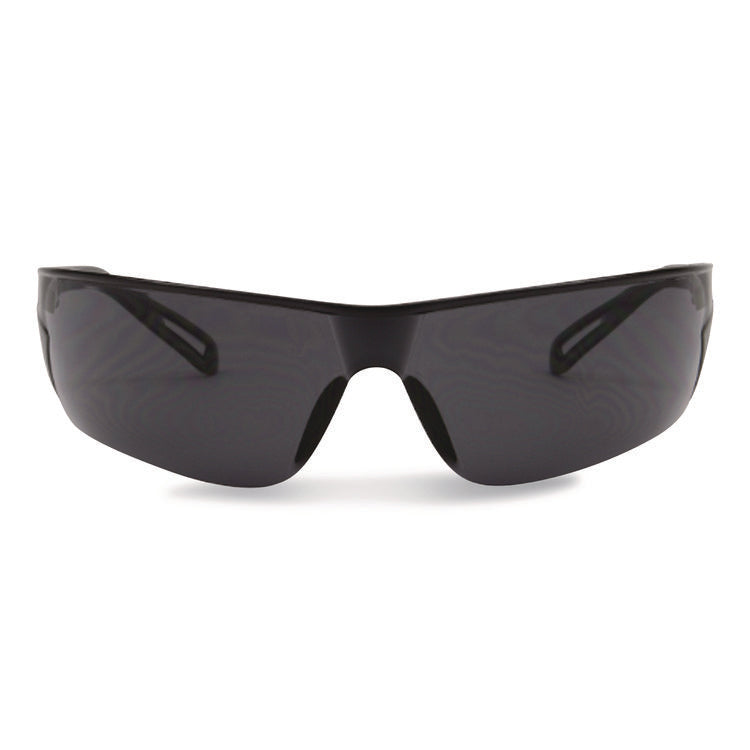 Zenon Z-Lyte Safety Glasses, Gray Frame, Gray Lens