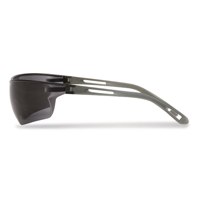 Zenon Z-Lyte Safety Glasses, Gray Frame, Gray Lens