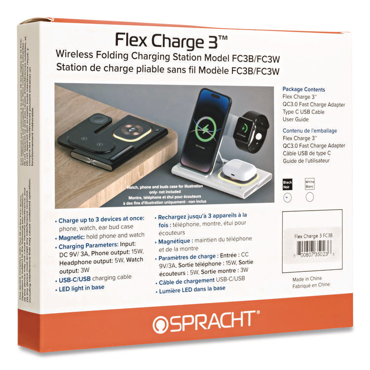 Flex Charge 3, USB-C, Black