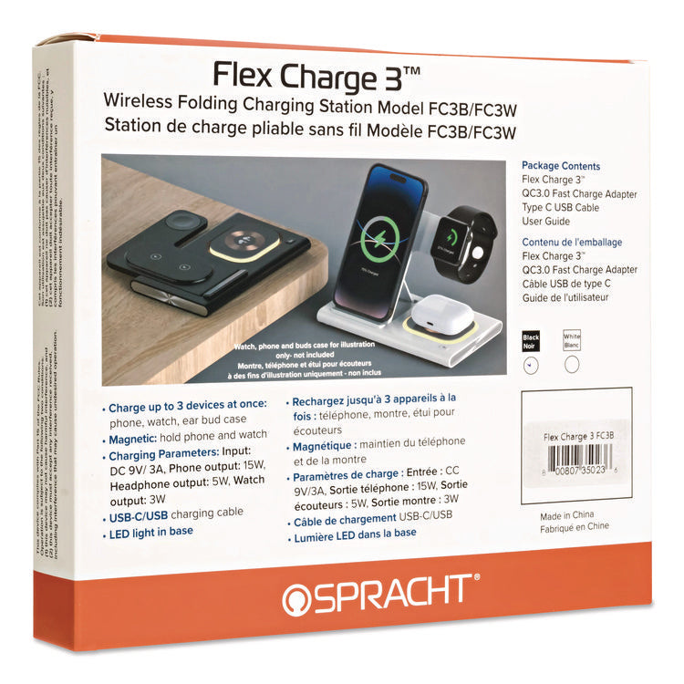 Flex Charge 3, USB-C, White