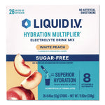 Sugar-Free Hydration Multiplier, White Peach, 26 Packets/Box
