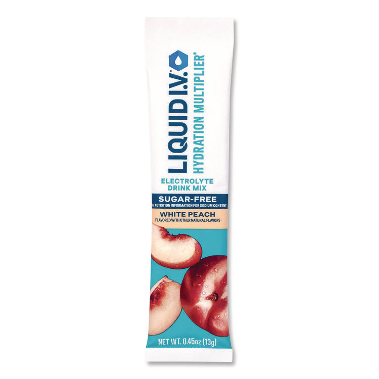 Sugar-Free Hydration Multiplier, White Peach, 26 Packets/Box