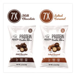 Protein Cookie Bites Variety Pack, Salted Caramel and Milk Chocolate, 1.2 oz Bag, 14/Box