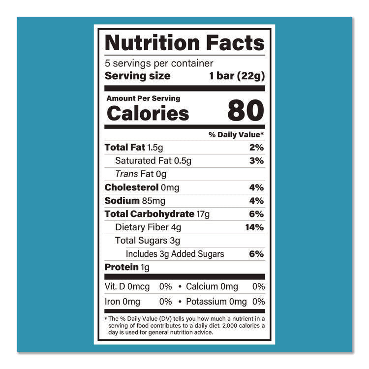 Crispy Treat, Vanilla, 0.78 oz Bars, 5 Bars/Pack, 3 Packs/Carton