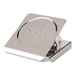 Magnetic Clip, 1.13" Jaw Capacity, Silver, 12/Pack
