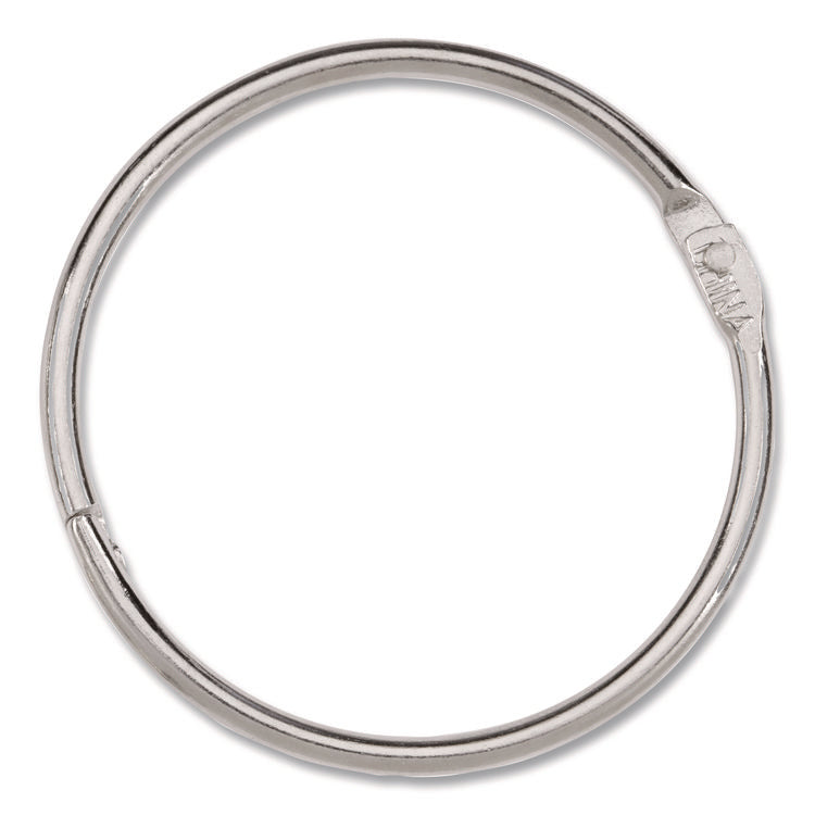 Metal Book Rings, 2" Diameter, 50/Box