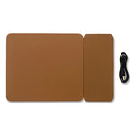 MagPad Charger and Mouse Pad, Brown
