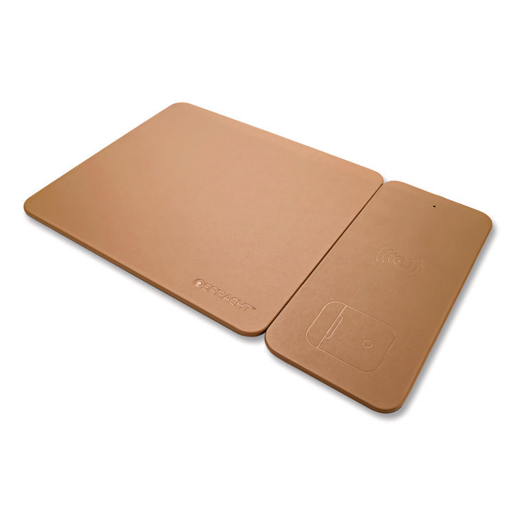 MagPad Charger and Mouse Pad, Brown