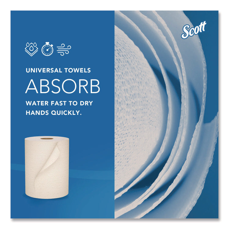 Essential 100% Recycled Fiber Hard Roll Towel, 1-Ply, 8" x 800', 1.5" Core, Brown, 6 Rolls/Carton