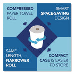 Essential 100% Recycled Fiber Hard Roll Towel, 1-Ply, 8" x 800', 1.5" Core, Brown, 6 Rolls/Carton