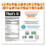 Organic Energy Bars, Mango Lime, 0.7 oz Bar, 36/Box