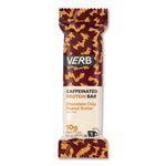 Caffeinated Protein Bar, Chocolate Chip Peanut Butter, 1.8 oz Bar, 12/Box