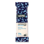 Caffeinated Protein Bar, Oatmeal Chocolate Chip, 1.8 oz Bar, 12/Box
