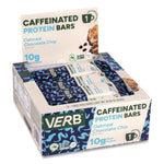 Caffeinated Protein Bar, Oatmeal Chocolate Chip, 1.8 oz Bar, 12/Box