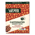 Caffeinated Energy Bar, Chocolate Peanut Butter Cup, 0.92 oz Bar, 16/Box