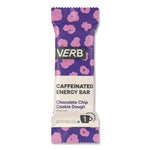 Caffeinated Energy Bar, Chocolate Chip Cookie Dough, 0.92 oz Bar, 16/Box