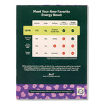Caffeinated Energy Bar, Chocolate Chip Cookie Dough, 0.92 oz Bar, 16/Box