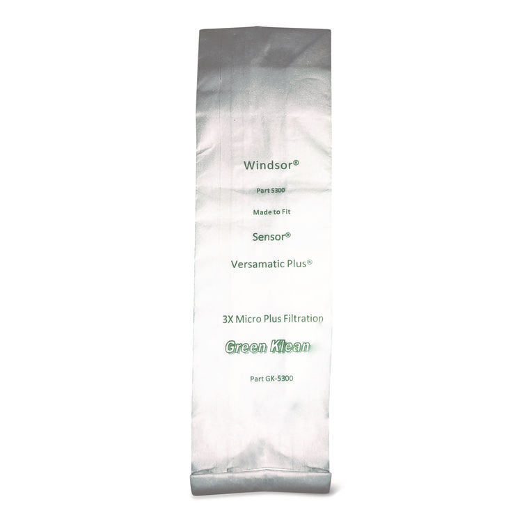 Replacement Vacuum Bags, Fits Allstar/century/karcher/prochem/sebo/versamatic Plus/windsor Sensor, 10/pack