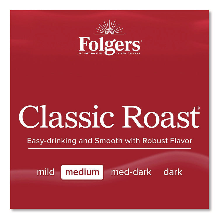 Classic Roast Ground Coffee Fraction Pack, 0.9 oz Fractional Pack, 36/Carton