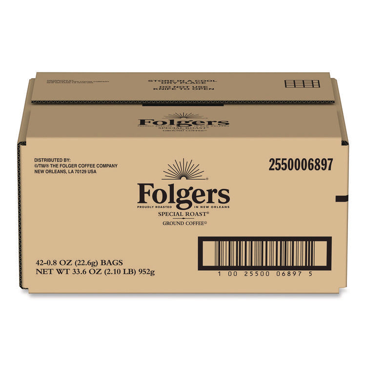 Special Roast Ground Coffee Fraction Pack, 0.8 oz, 42/Carton
