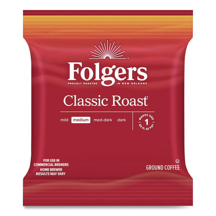 Classic Roast Ground Coffee Fraction Pack, 1.2 oz Packets, 42/Carton