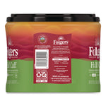 Half Caff Ground Coffee, 22.6 oz Canister, 6/Carton