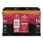 Black Silk Ground Coffee, Black 22.6 oz Canister, 6/Carton