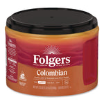 100% Columbian Coffee, 22.6 oz Canister, 6/Carton