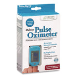 Fingertip Pulse Oximeter, Blue/Gray