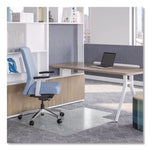 Oceanmat Carpet Chair Mat, 36 x 48, Lipped, Clear