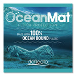 Oceanmat Carpet Chair Mat, 36 x 48, Lipped, Clear