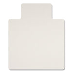 OceanMat Hard Floor Chair Mat, Lipped, 36 x 48, Clear