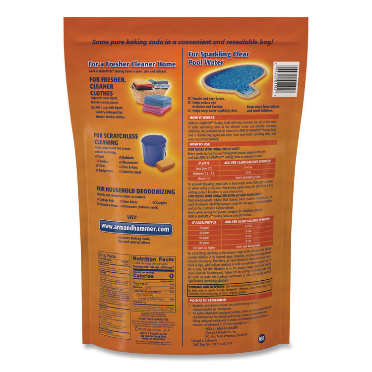 Baking Soda, 13.5 lb Bag, 4 Bags/Carton, 20 Cartons/Pallet