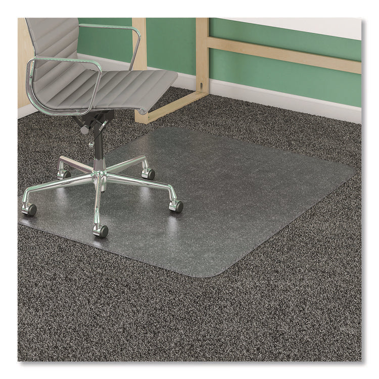 Supermat Frequent Use Chair Mat, Med Pile Carpet, Roll, 46 X 60, Rectangle, Clear