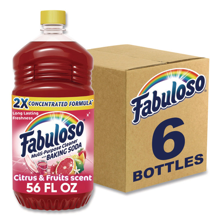 Multi-Use Cleaner, Citrus Scent, 56 oz Bottle, 6/Carton
