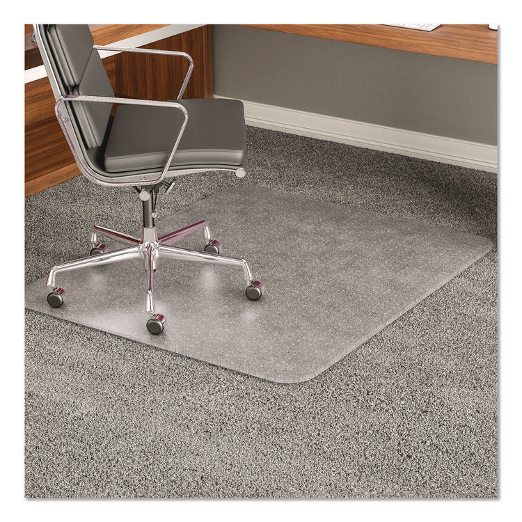 ExecuMat Carpet Chair Mat, Rectangular, 46 x 60, Clear