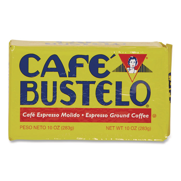 Coffee Brick, Espresso, 10 oz Brick Pack, 24/Carton