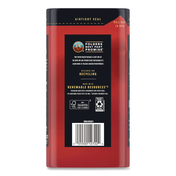 Black Gold Roast Ground Coffee, 12 oz Canister